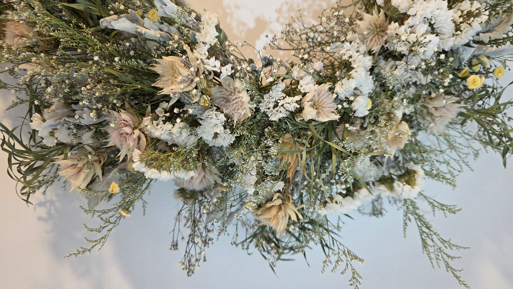 Large Blushing Bride Wreath